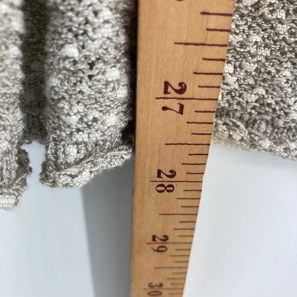 Sundance Vintage Taupe Cream Knit Contrast Light Sweater Top Small Minimal - Picture 7 of 7